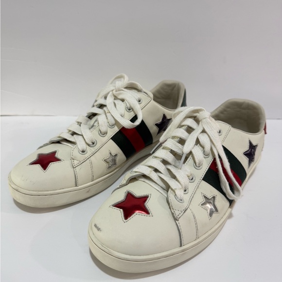 Gucci Other - Gucci White Sneakers with Star Accents for men’s size 43 EU